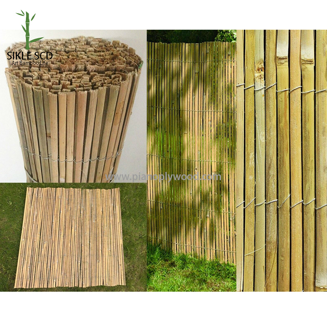 Lõhestatud bambusest tara