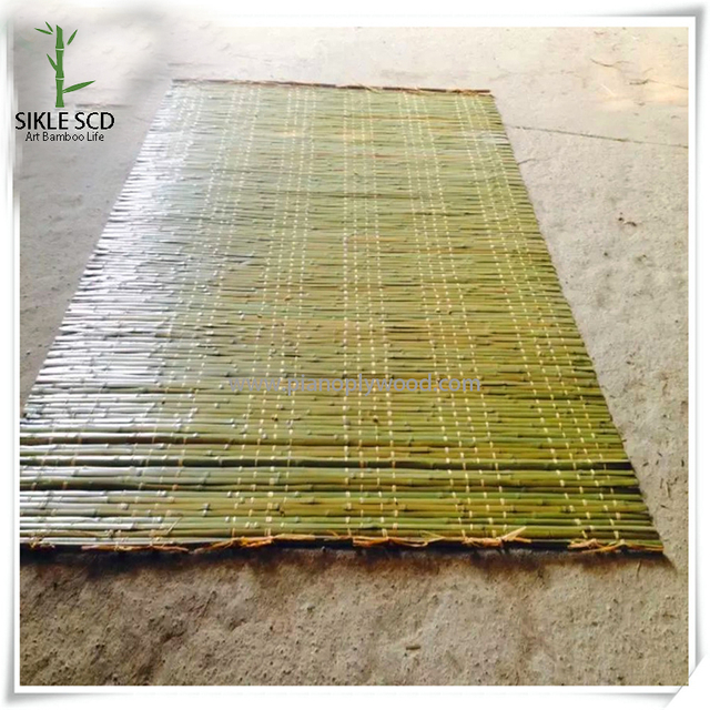 Raffia Grass kootud bambusmadrats